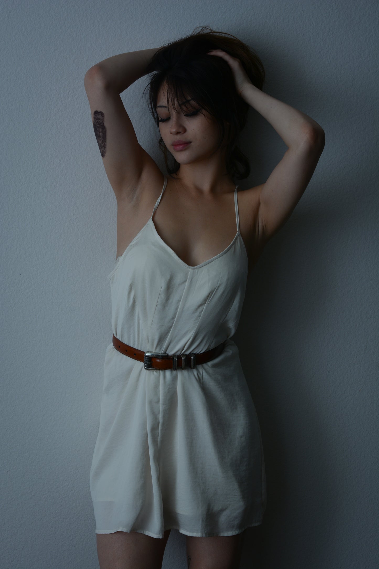 Cream Mini Dress