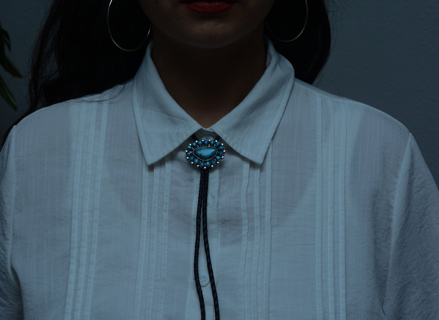 Vintage Navajo Turquoise Bolo