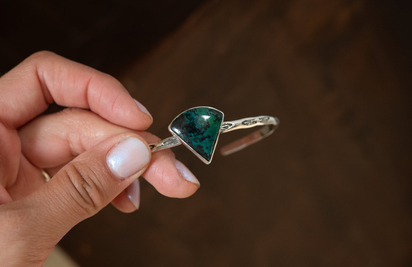 Chrysocolla Cuff