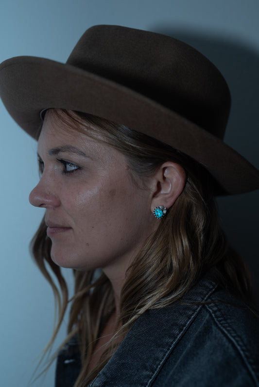 Vintage Turquoise Stud Earrings