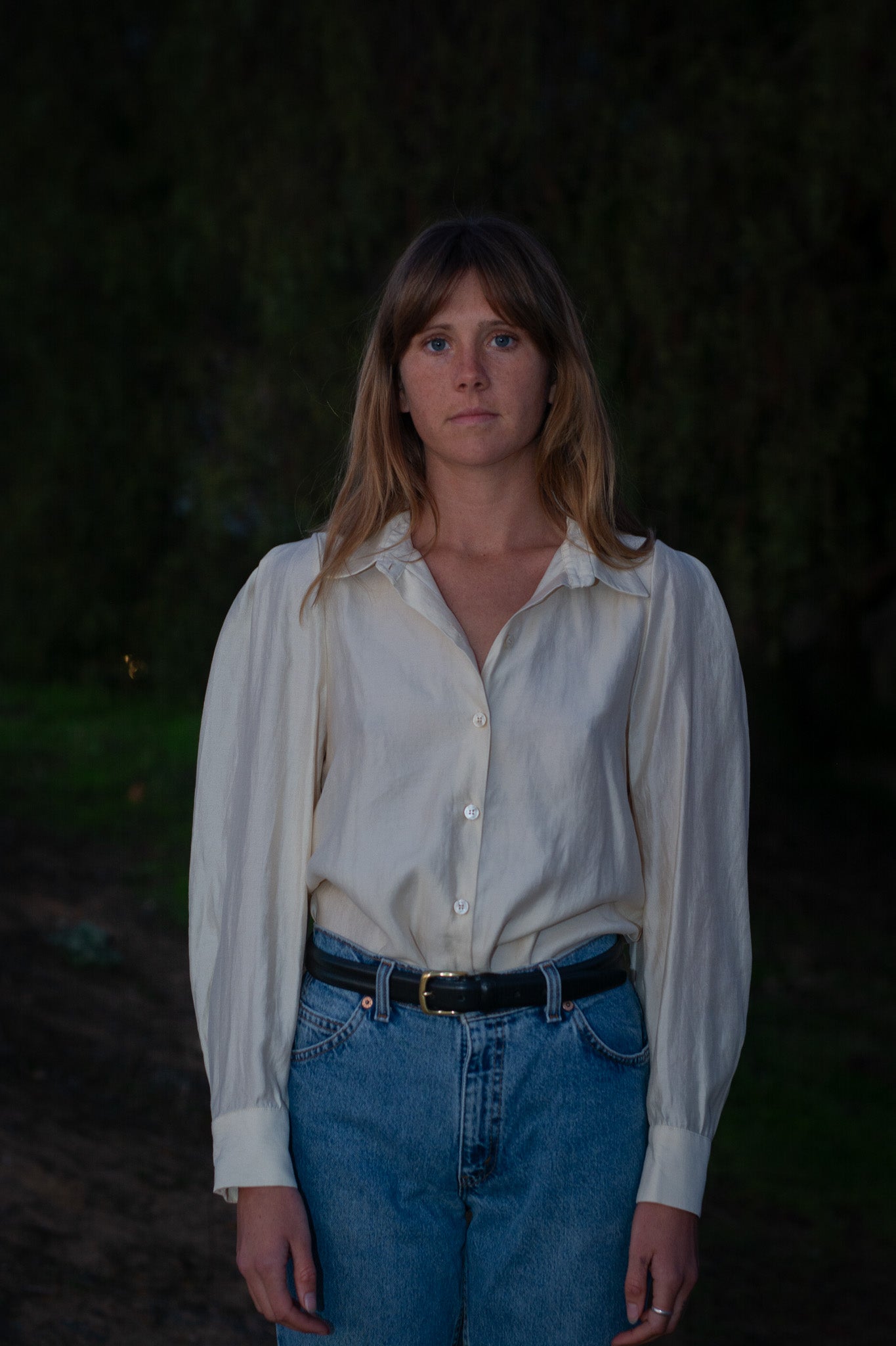 Cream Zara Blouse