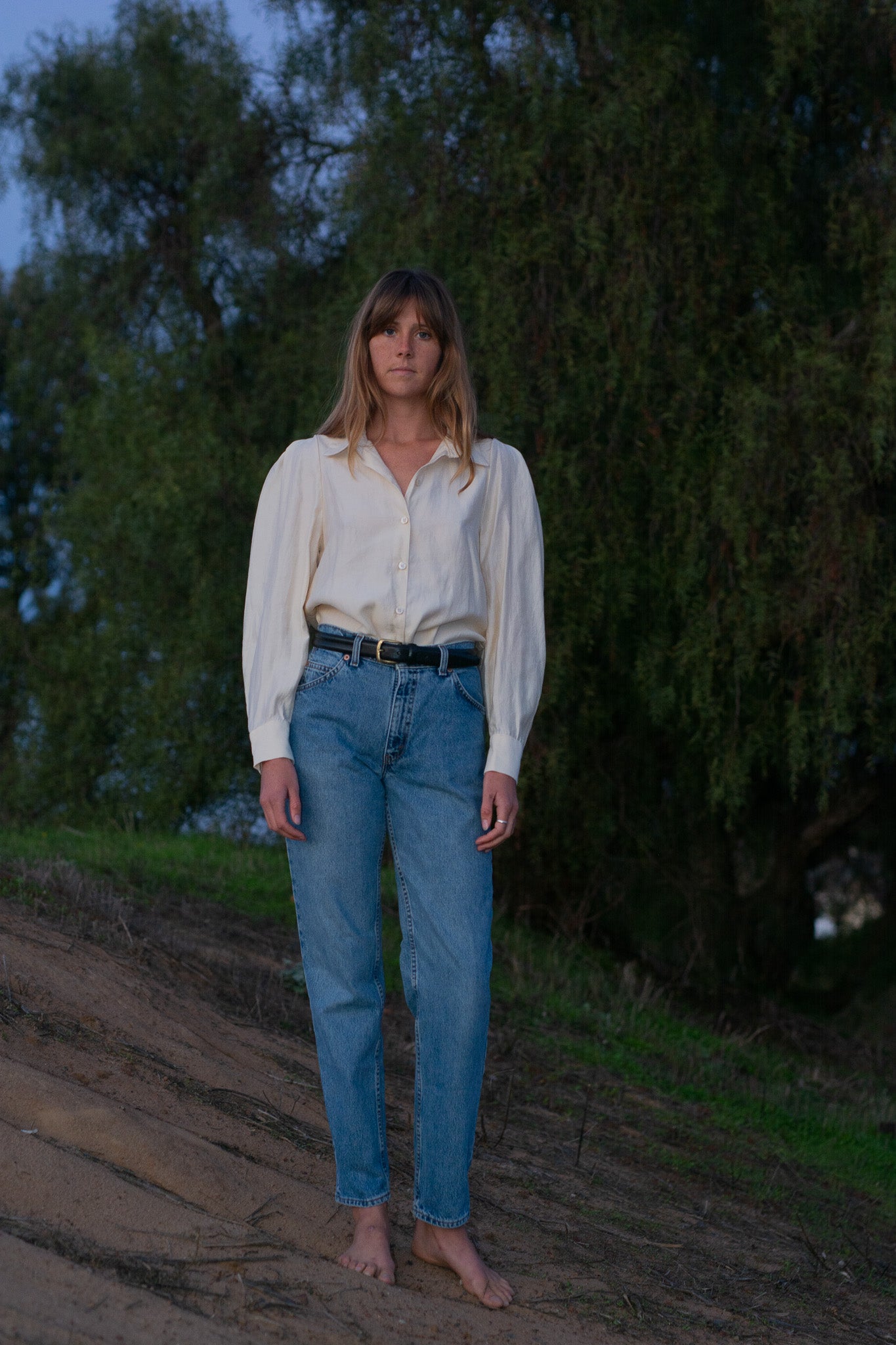Cream Zara Blouse