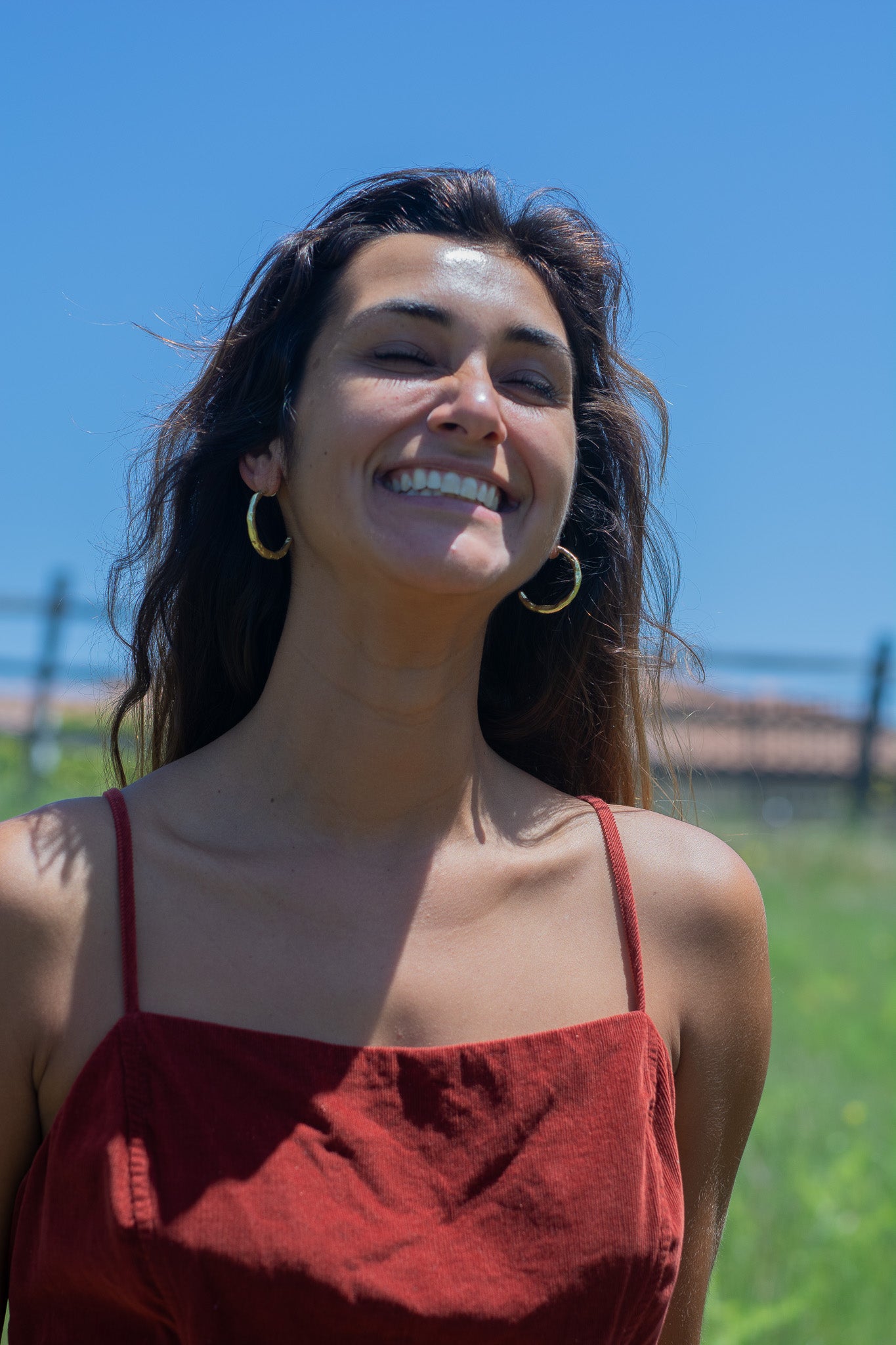 Rust Corduroy Dress