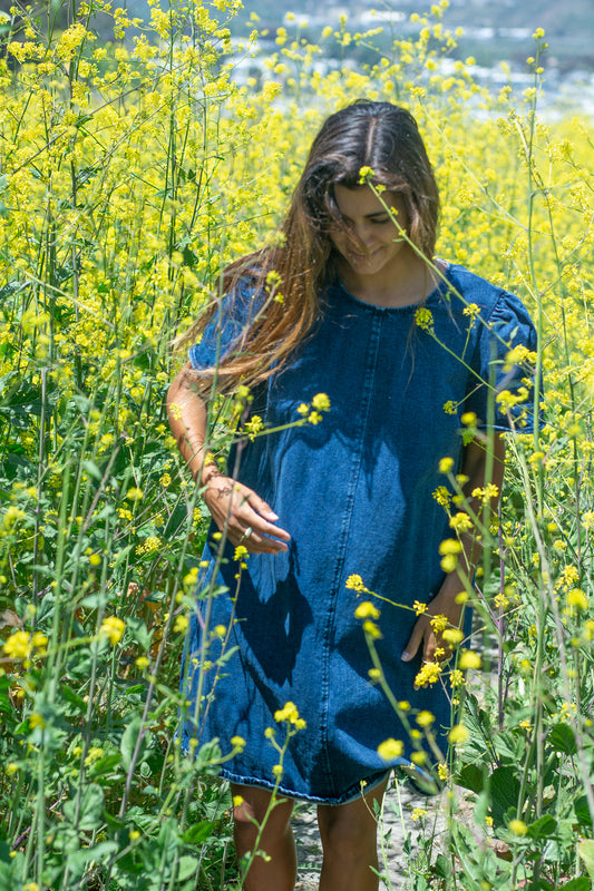 Dark Blue Knit Dress