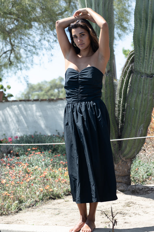 Black Strapless Dress