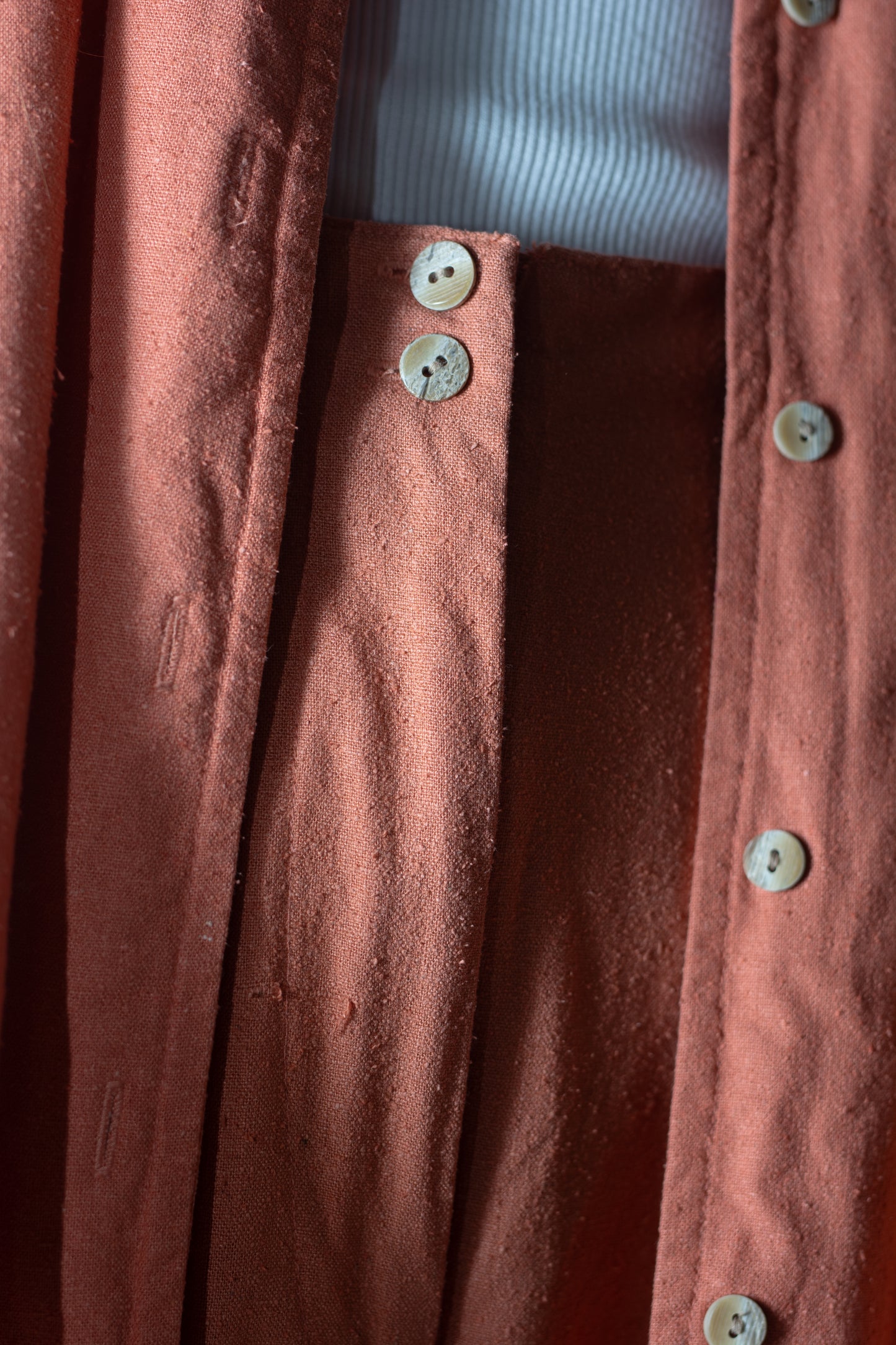 Vintage Light Coral Silk Set