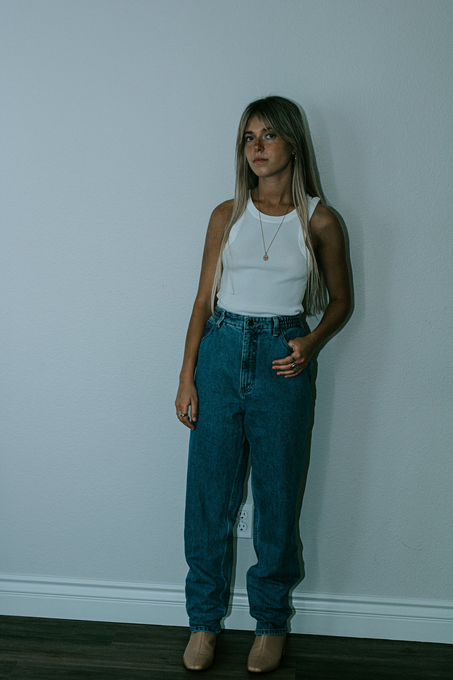 Light Blue LL Bean "Original Fit/ Relaxed Vintage" Denim Jeans