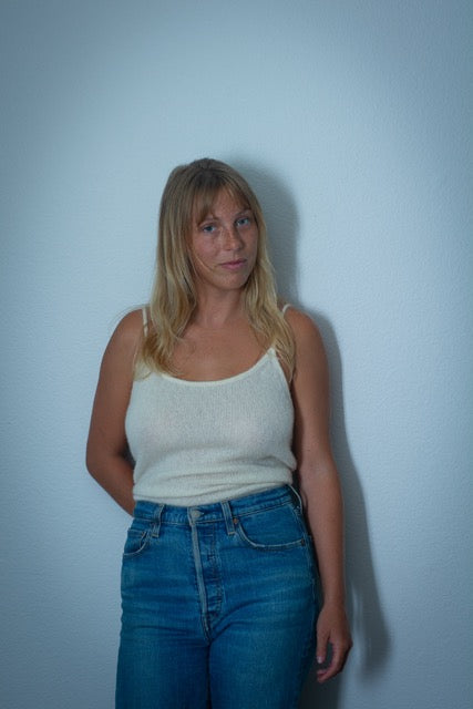 Cream Cashmere Tank