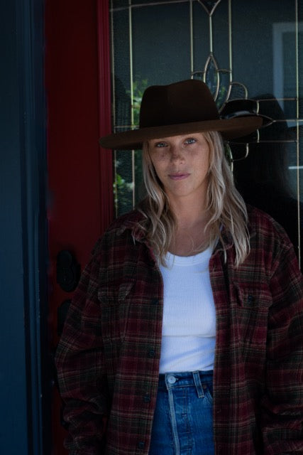 Red Flannel Button Down