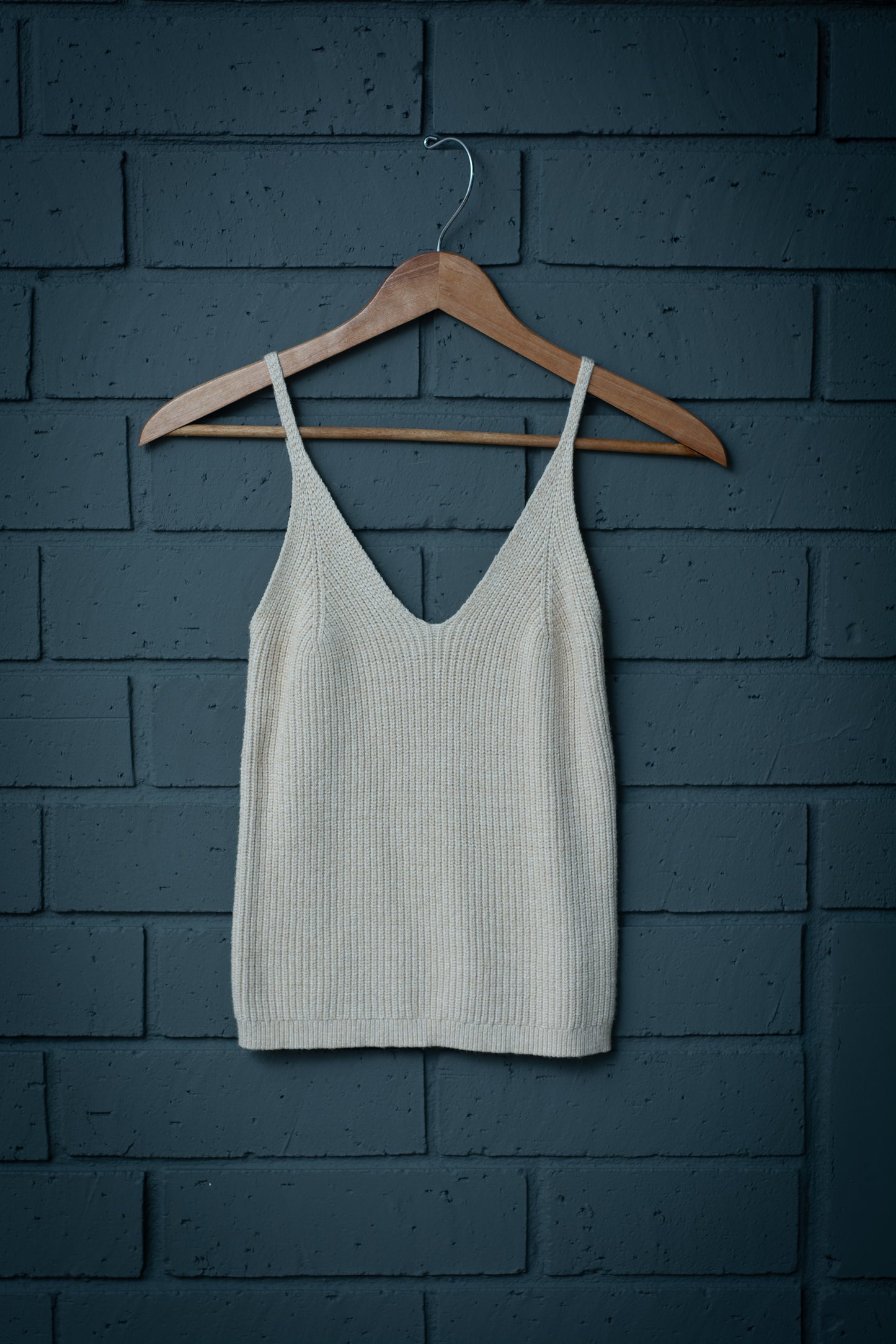 Cream Crochet Tank Top
