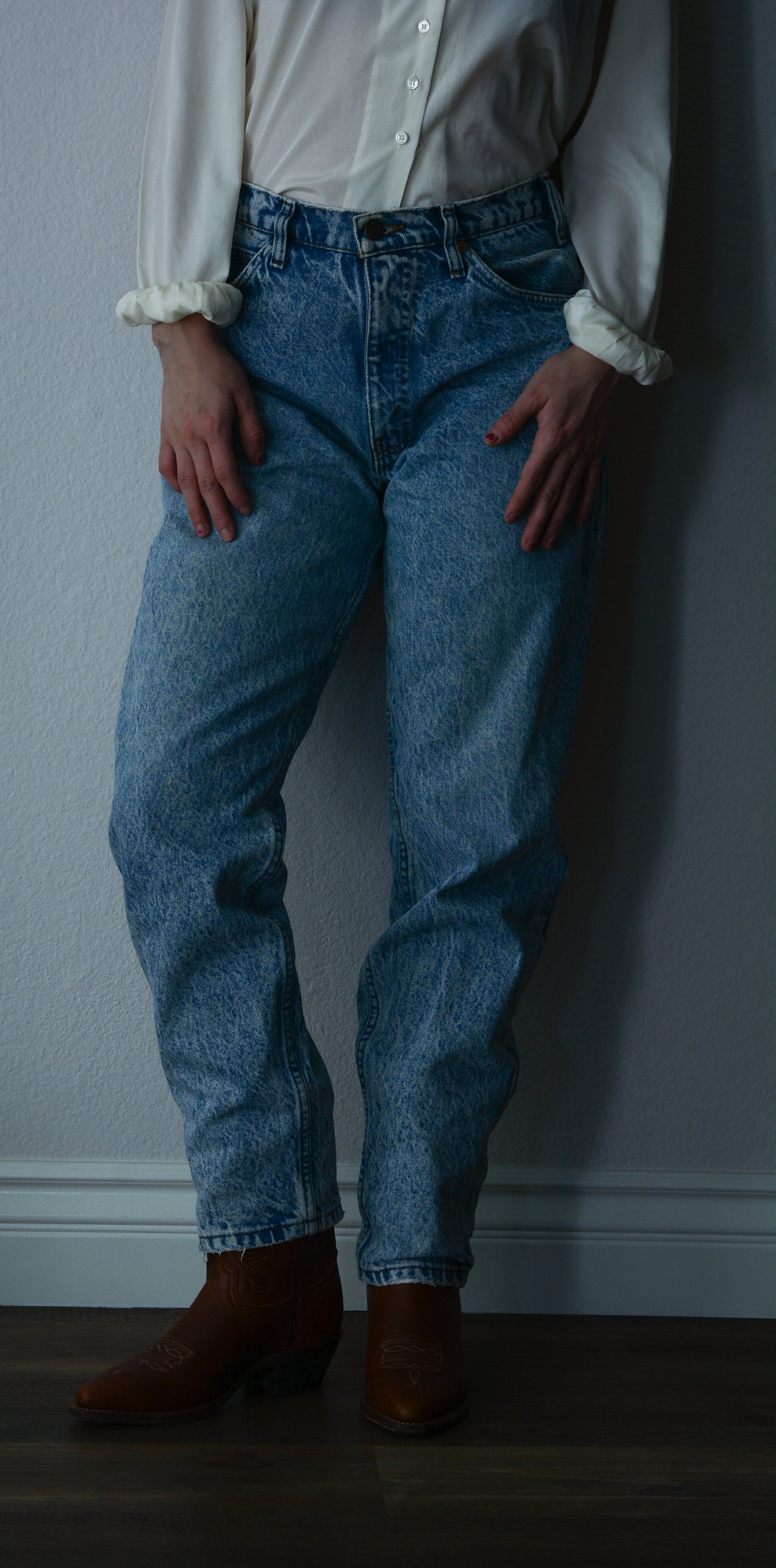 Vintage Acid Wash Levi's Light Blue Denim Jeans