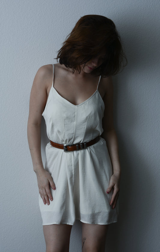 Cream Mini Dress