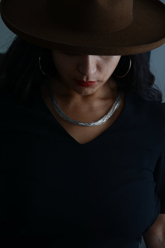 Vintage "Liquid Silver" Necklace