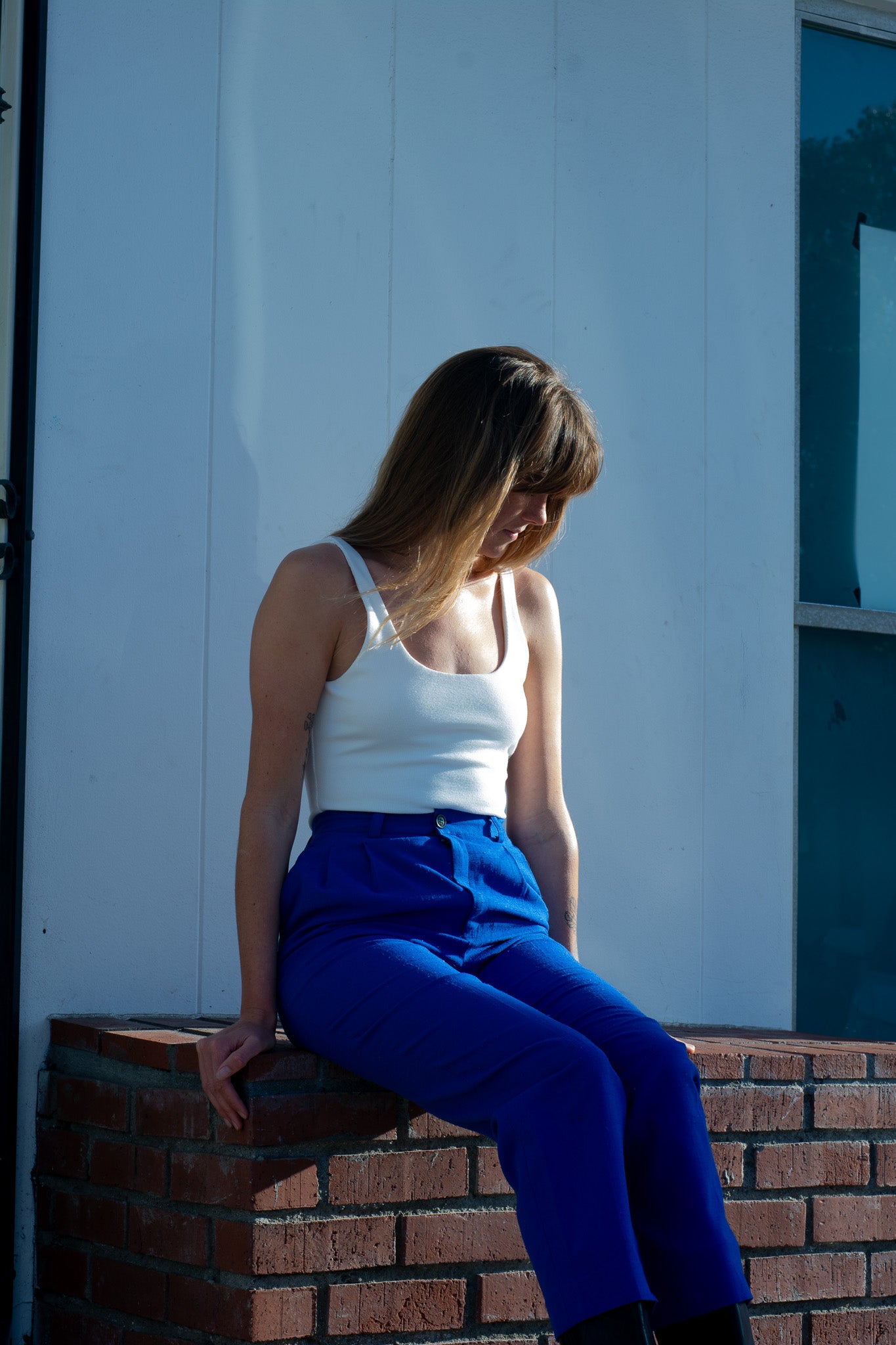 Vintage Royal Blue Trousers