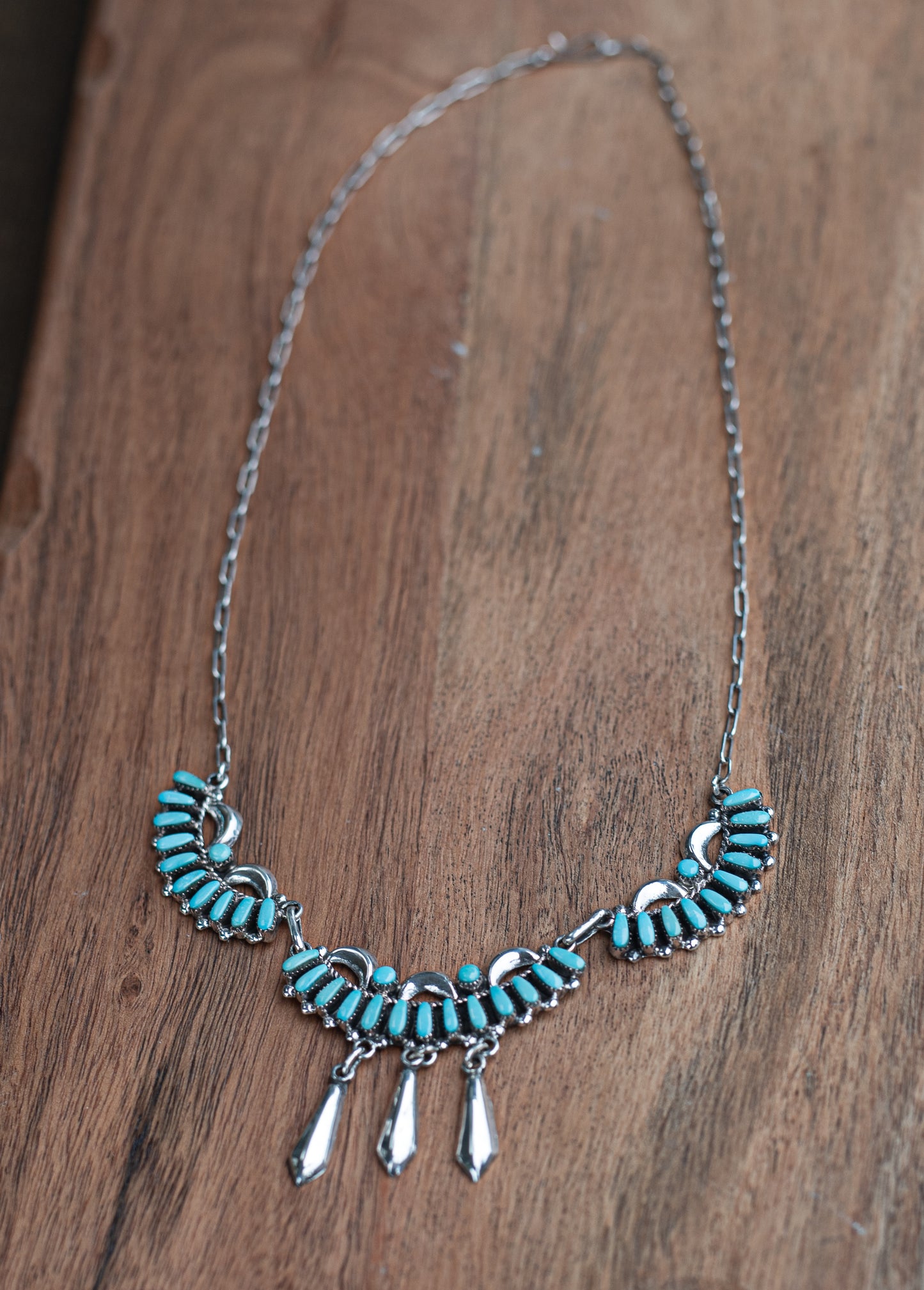 Vintage Zuni Turquoise Necklace