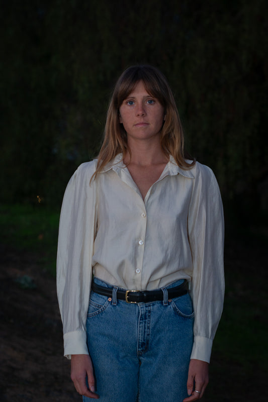 Cream Zara Blouse