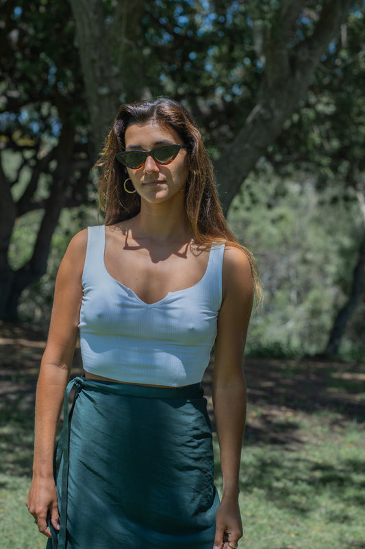 Silk Wrap Skirt
