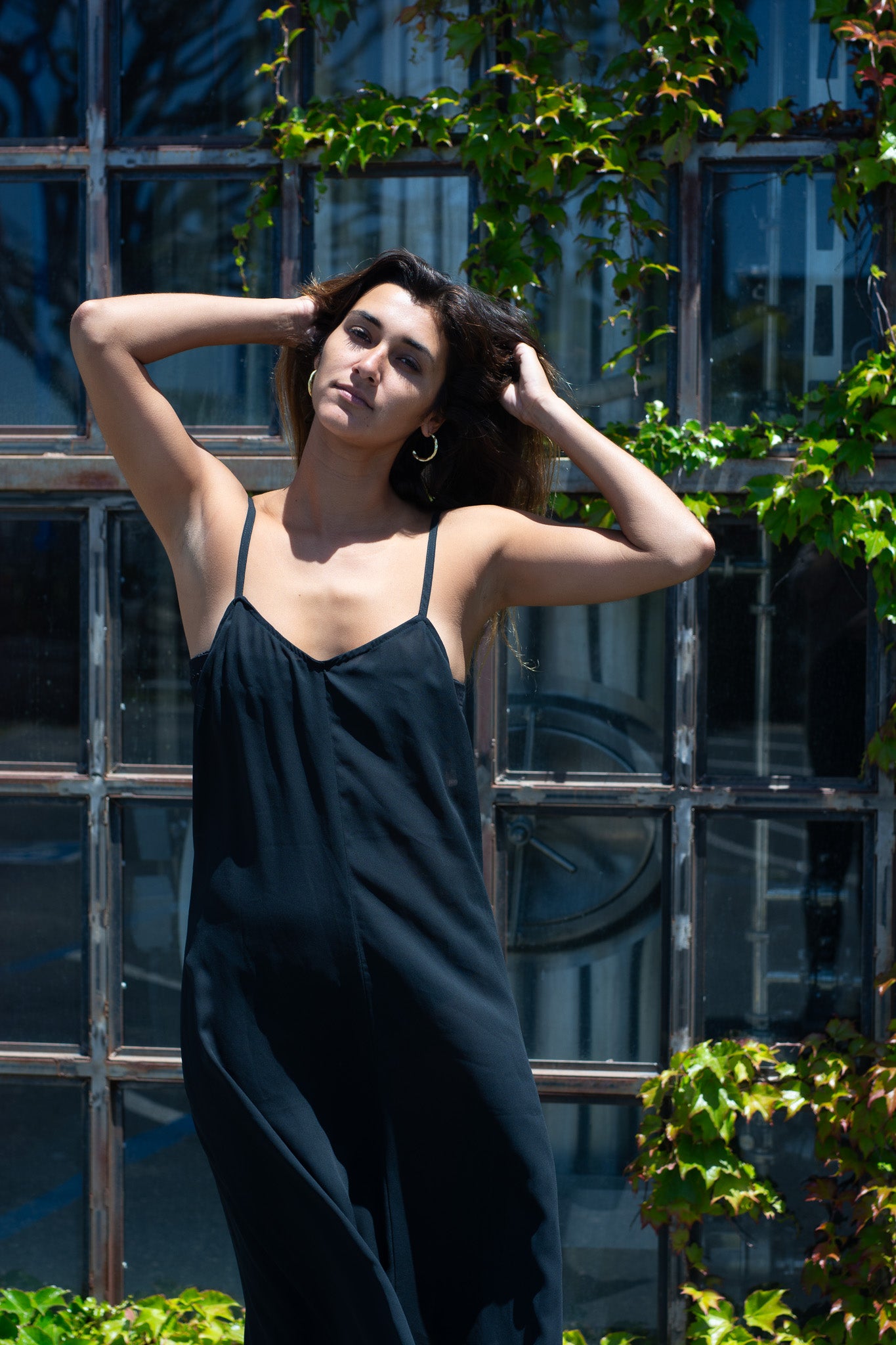 Vintage Black Slip Dress