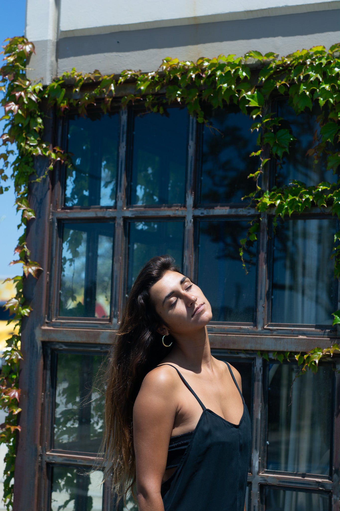 Vintage Black Slip Dress