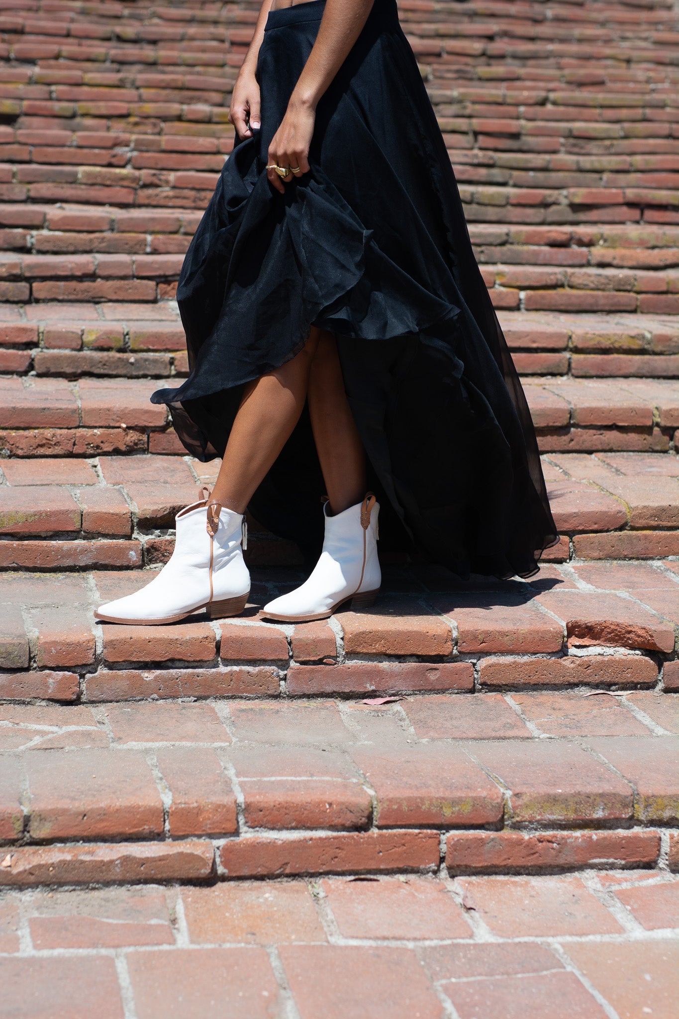 White Free People Boots