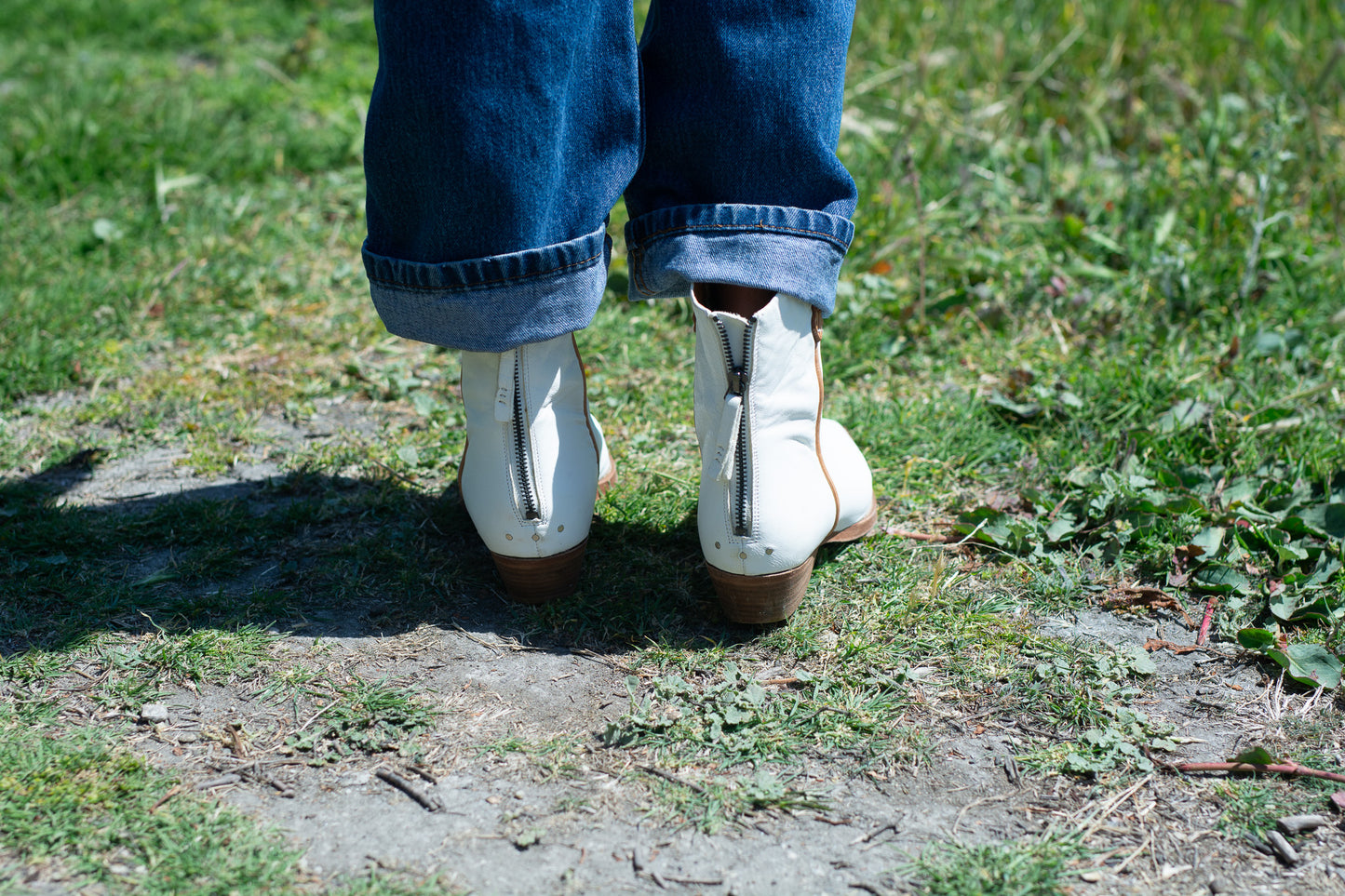 White Free People Boots