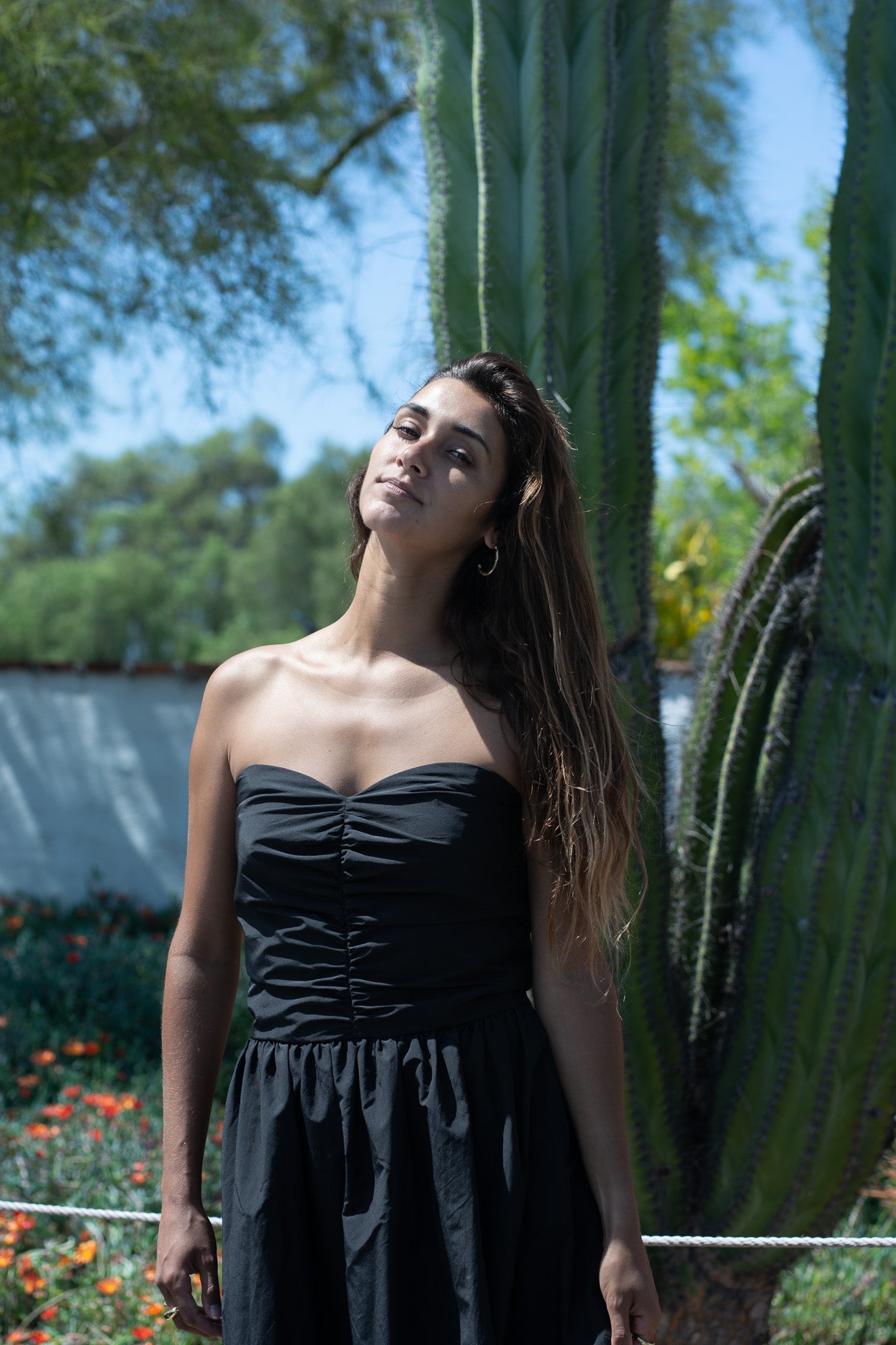 Black Strapless Dress