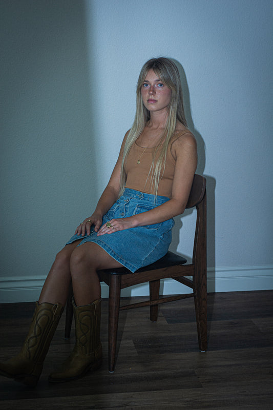 Vintage Denim Skirt