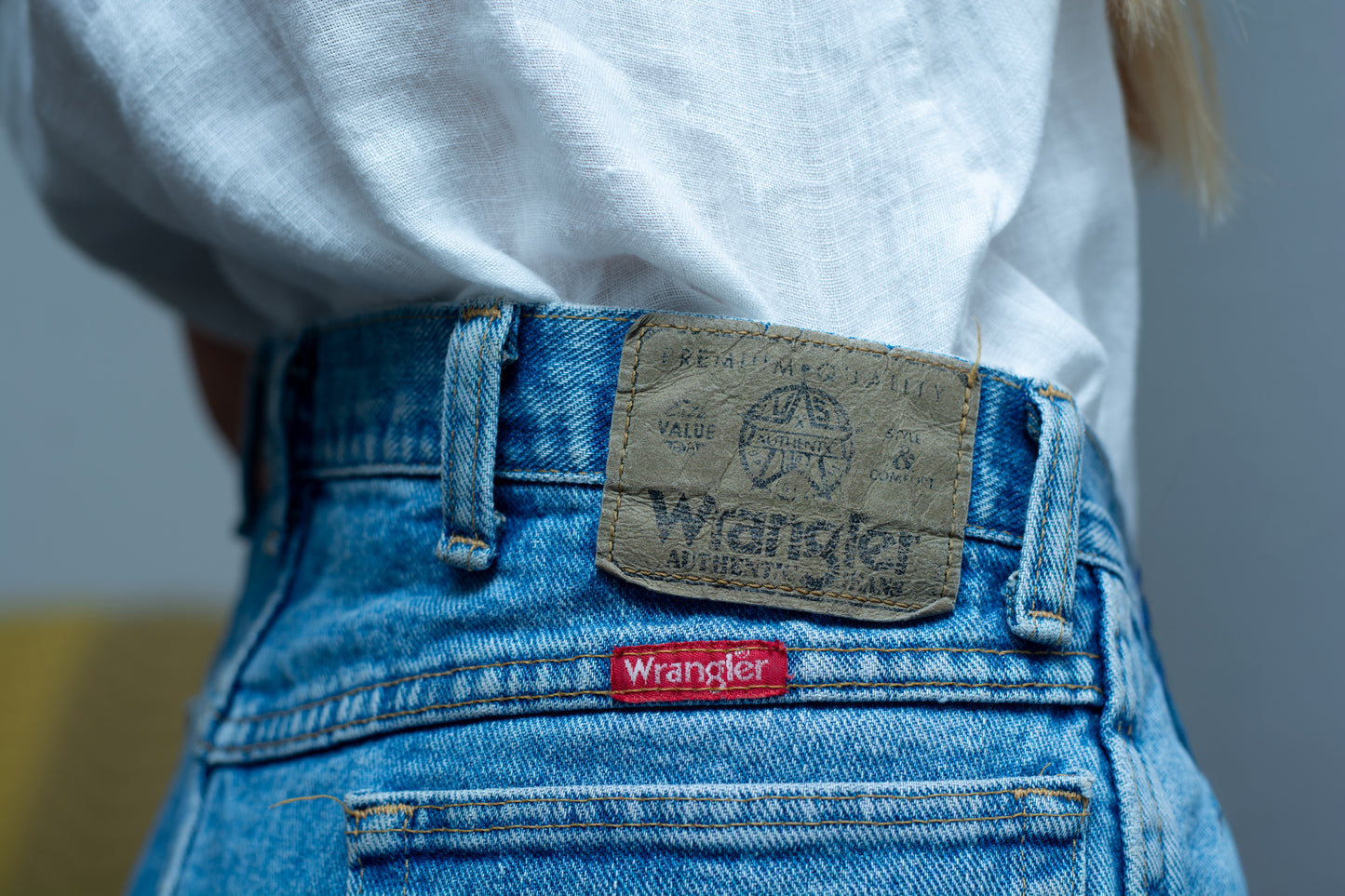 Light Blue Wrangler Denim Jeans