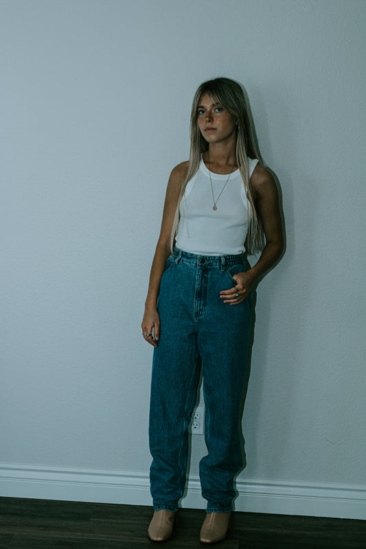 Light Blue LL Bean "Original Fit/ Relaxed Vintage" Denim Jeans