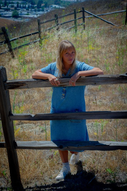 Vintage Cotton Denim Dress