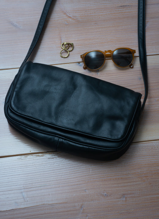 Black Leather Purse